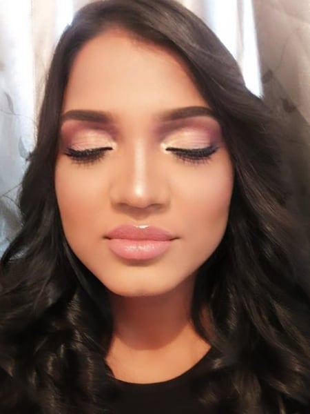 Image of  Makeup, Fair, Skin Tone, Evening, Look, Glitter, Colors, Brown, Technique