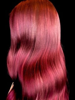 View Women's Hair, Highlights, Hair Color, Red, Long, Hair Length, Fashion Color - Catlin , Minneapolis, MN