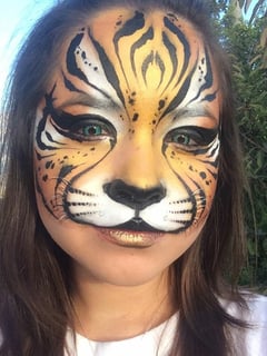 View Face Painting, Animals, Tiger - Ekaterina Maistrenko, San Diego, CA