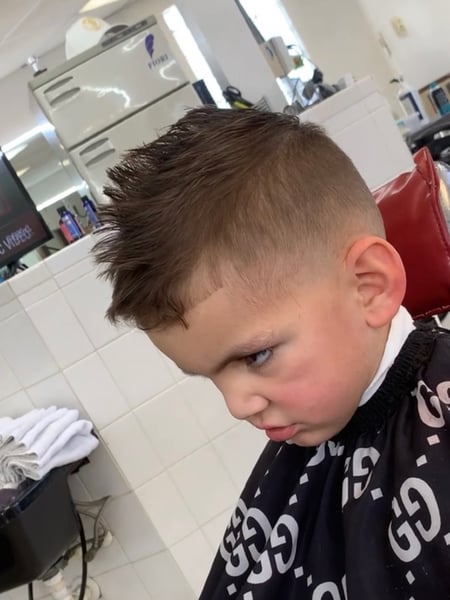 Image of  Boys, Haircut, Kid's Hair, Hairstyle