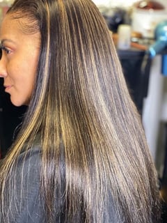 View Highlights, Weave, Hairstyles, Straight, Hair Color, Women's Hair - Chereese Thompson, Desoto, TX