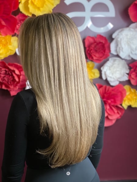 Image of  Women's Hair, Blonde, Hair Color, Color Correction, Foilayage