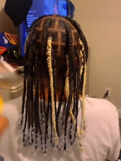 View Women's Hair, Braids (African American), Hairstyles, Boho Chic Braid - Kamaria Mayfield, Loganville, GA