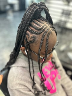 View Hairstyles, Women's Hair, Braids (African American), Hair Length, Shoulder Length, Protective, Natural - LeCurnita Mckinnie, Smyrna, TN
