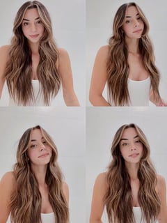 View Blowout, Women's Hair, Beachy Waves, Hairstyles, Highlights, Hair Color, Long, Hair Length, Haircuts, Foilayage - brooke & courtney, Tampa, FL