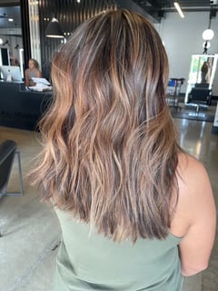 View Hair Color, Women's Hair, Foilayage, Brunette Hair - Courtney Oswald, Trinity, FL