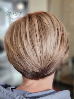 View Pixie, Haircuts, Blonde, Women's Hair, Hair Color, Layered, Hair Length - Stefanie Smith, Syracuse, NY