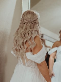 View Updo, Beachy Waves, Bridal, Hair Extensions, Natural, Curly, Hair Length, Women's Hair, Long, Layered, Haircuts, Silver, Hair Color, Highlights, Full Color, Black, Blonde, Brunette, Balayage, Foilayage, Blowout, Hairstyles - Janelle Garcia, La Jolla, CA