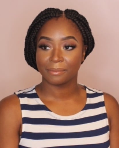 Image of  Makeup, Brown, Skin Tone, Daytime, Look, Bridal, Glam Makeup, Brown, Colors, Airbrush, Technique