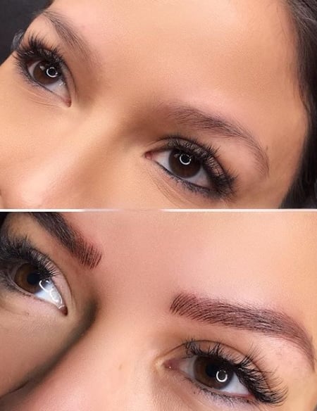 Image of  Brows, Brow Sculpting, Brow Shaping, Arched, Brow Technique, Brow Lamination, Wax & Tweeze