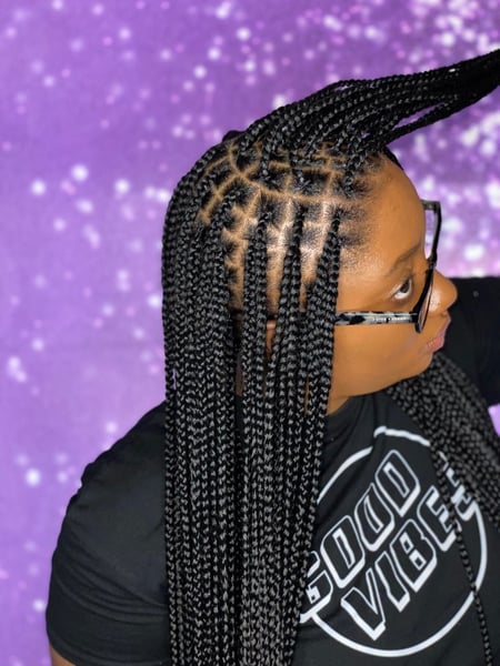 Image of  Long, Hair Length, Women's Hair, Braids (African American), Hairstyles, 4C, Hair Texture