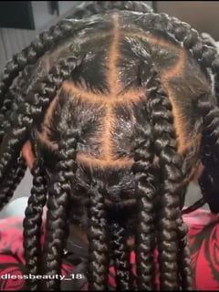 View Long, Hair Length, Women's Hair, Medium Length, Curly, Haircuts, Black, Hair Color, Boho Chic Braid, Hairstyles, Weave, Locs, Protective, Braids (African American), 4B, Hair Texture - Karla Brown, Cheektowaga, NY
