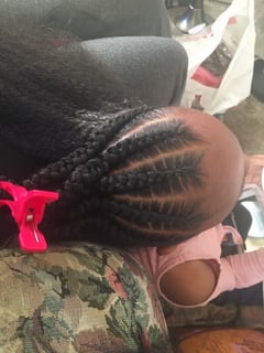 View Updo, Hairstyles, Boho Chic Braid, Hair Extensions, Protective, Pixie, Girls, Haircut, Kid's Hair, French Braid, Hairstyle, Braiding (African American), Protective Styles, Updo - Erica Williams, Sacramento, CA