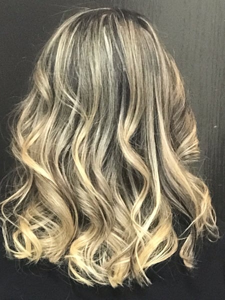 Image of  Women's Hair, Balayage, Hair Color, Blonde, Highlights