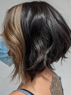 View Women's Hair, Short Chin Length, Hair Length, Beachy Waves, Hairstyles - Olivia Lee, San Diego, CA