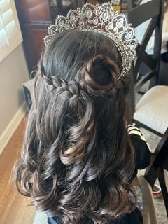 View Women's Hair, Bridal, Vintage, Natural, Blowout, Hairstyles, Boho Chic Braid, Curly - Cherie Knight, San Diego, CA