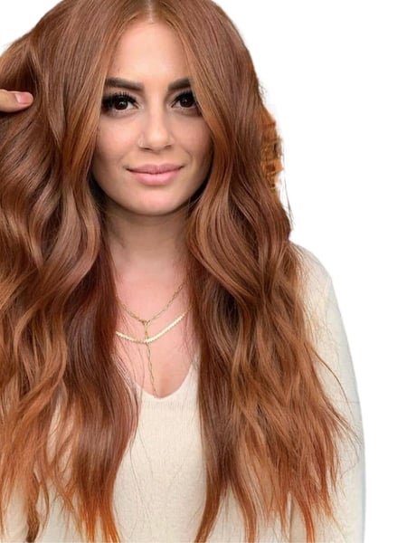 Image of  Women's Hair, Hair Color, Fashion Color, Full Color, Layered, Haircuts, Hairstyles, Beachy Waves, Hair Extensions, Weave, Wigs, Hair Restoration