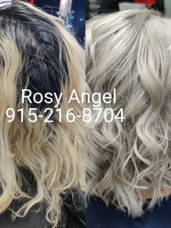 View Hairstyles, Beachy Waves, Bob, Haircuts, Short Chin Length, Hair Length, Hair Color, Color Correction, Women's Hair - Rosy Angel, El Paso, TX