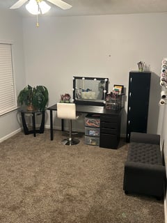 View Home Organization, Living Room, Storage, Crafting & Art Supplies, Desk, Professional Organizer - Amaya Brown, Atlanta, GA