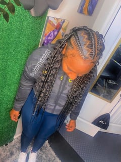 View Hair Texture, Weave, Natural, Braids (African American), Protective, Curly, Hair Extensions, Women's Hair, Hairstyles - Taee Baker, Raleigh, NC