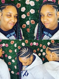 View Women's Hair, Black, Hair Color, Braids (African American), Hairstyles - Estella Sherise, Inglewood, CA
