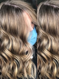 View Women's Hair, Blowout, Hair Color, Balayage, Blonde, Brunette, Color Correction, Foilayage, Full Color, Highlights, Medium Length, Hair Length, Beachy Waves, Hairstyles, Curly, Bridal, Natural, Hair Extensions - Brittany Shadle, New Caney, TX