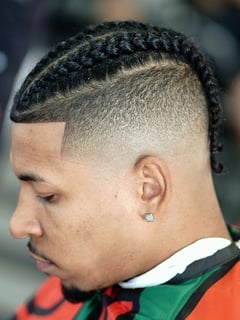 View Haircut, Men's Hair, High Fade, Hairstyles, Braids (African American) - Peteyrock_thebarber , Rensselaer, NY