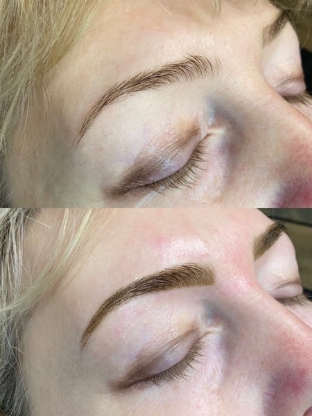 Image of  Brows, Wax & Tweeze, Brow Technique, Brow Shaping, Arched, Rounded