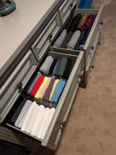 View Folded Clothes, Professional Organizer, Closet Organization, Hanging Clothes - Alana Frost, San Diego, CA