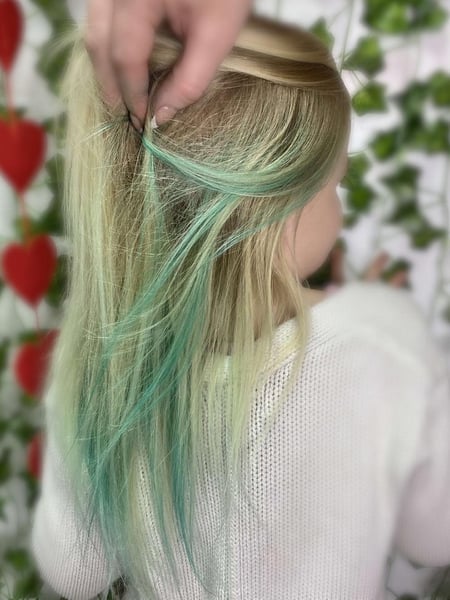 Image of  Kid's Hair, Fashion Color, Hair Color, Women's Hair