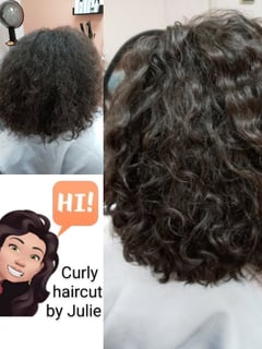 View Curly, Haircut, Women's Hair - Julie P, Clarks Summit, PA