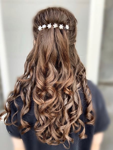 Image of  Women's Hair, Hairstyles, Bridal, Curly