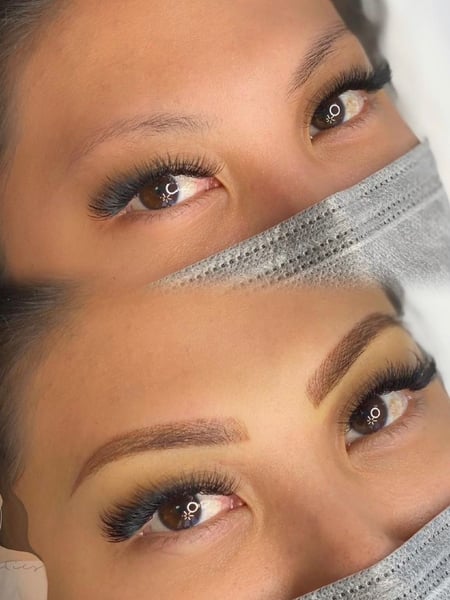 Image of  Brow Shaping, Brows, Steep Arch, S-Shaped, Rounded, Straight, Arched, Microblading, Ombré, Nano-Stroke