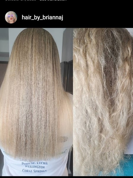 Image of  Keratin, Permanent Hair Straightening, Women's Hair