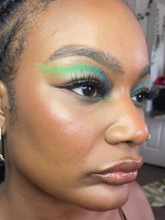 View Makeup, Skin Tone, Brown, Colors, Green, Blue - Crystal E Lopez, New York, NY