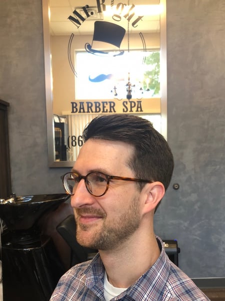 Image of  Medium Fade (Men's Hair), Haircut, Men's Hair