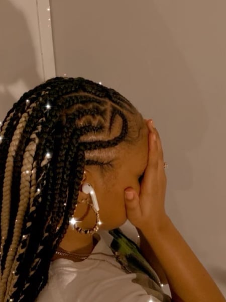 Image of  Kid's Hair, Girls, Braiding (African American), Hairstyle, Protective Styles