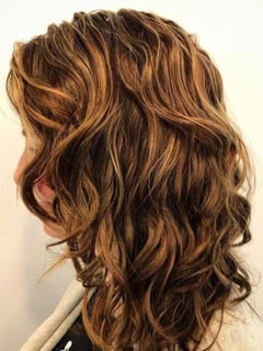 View Hairstyle, Beachy Waves, Haircut, Layers, Hair Length, Long Hair (Upper Back Length), Hair Color, Balayage, Women's Hair - Julia , Denver, CO