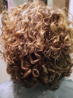 View Haircuts, Women's Hair, Curly, Red, Hair Color, Brunette, Highlights - Kathryn Eastley, South Jordan, UT