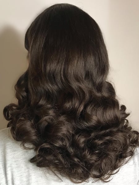 Image of  Women's Hair, Hairstyles, Bridal, Curly, Vintage