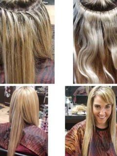 View Hair Extensions, Women's Hair, Blonde, Hair Color, Long Hair (Mid Back Length), Hair Length, Straight, Hairstyle - Angela Simpson, Kansas City, MO