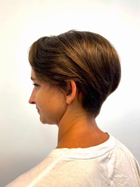 Image of  Women's Hair, Short Ear Length, Hair Length, Pixie