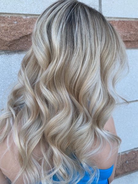 Image of  Women's Hair, Color Correction, Hair Color, Balayage, Foilayage, Highlights, Beachy Waves, Hairstyles