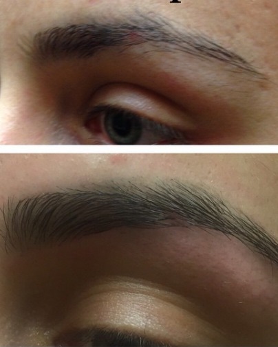 Image of  Brows, Threading, Brow Technique, Rounded, Brow Shaping, Brow Tinting