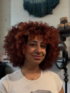 View Curly, Haircuts, Hairstyles, Women's Hair, Hair Texture, Curly, Coily, 3B, 3C, 4A, 3A, Hair Restoration, Natural, Scalp Treatment, Hair Treatment/Restoration - Aayana Nathan, Baltimore, MD