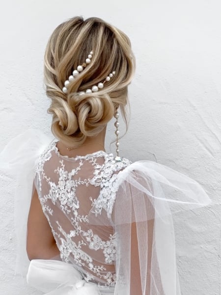 Image of  Women's Hair, Bridal, Hairstyles, Protective, Updo
