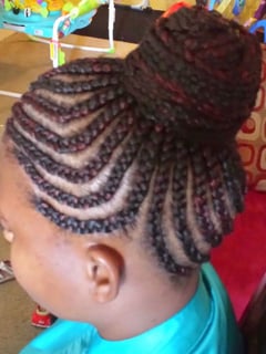 View Women's Hair, Hairstyles, Braids (African American), Hair Length, Short Ear Length - Donna Chambers, Columbia, SC