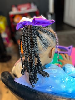 View Girls, Haircut, Kid's Hair, Braiding (African American), Hairstyle, Protective Styles - Tye Marsh, Fort Worth, TX