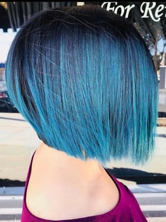 View Bob, Haircuts, Women's Hair, Blunt, Straight, Hairstyles, Highlights, Hair Color, Fashion Color, Balayage, Shoulder Length, Hair Length - Monique Williams, Downey, CA