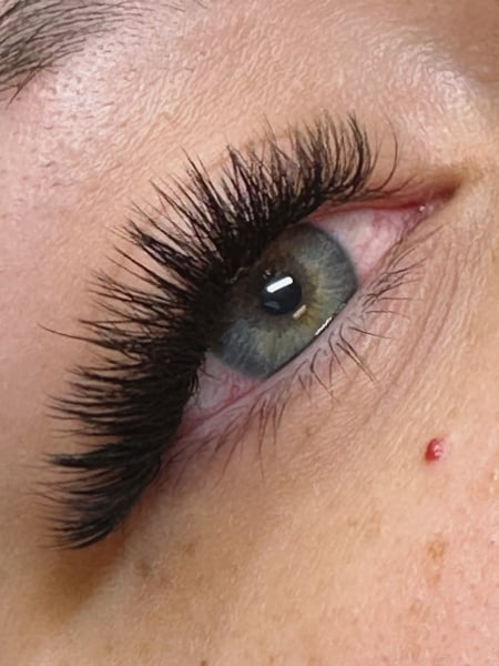 Image of  Eyelash Extensions, Lashes, Lash Type, Volume, Mega Volume, Eyelash Extensions Style, Spike Eyelash Extensions, Textured Lashes, Wispy Eyelash Extensions